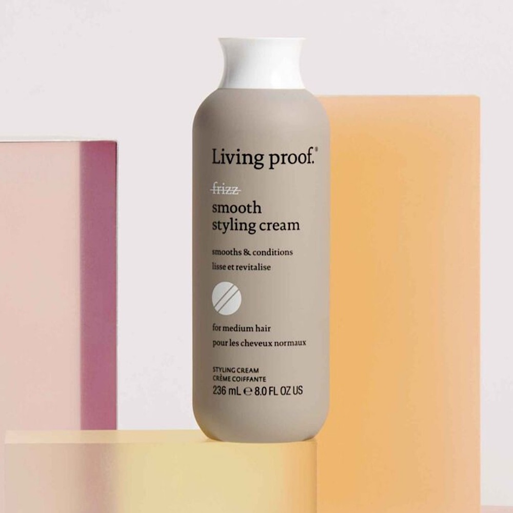 New - Living Proof Smooth Styling Cream leave in conditioner designer hair